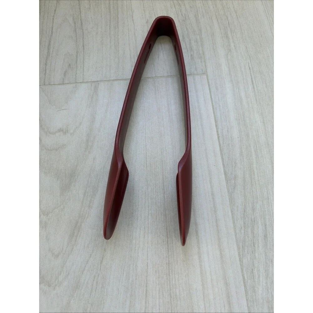 Red Classic Nylon Tongs Safe for Nonstick